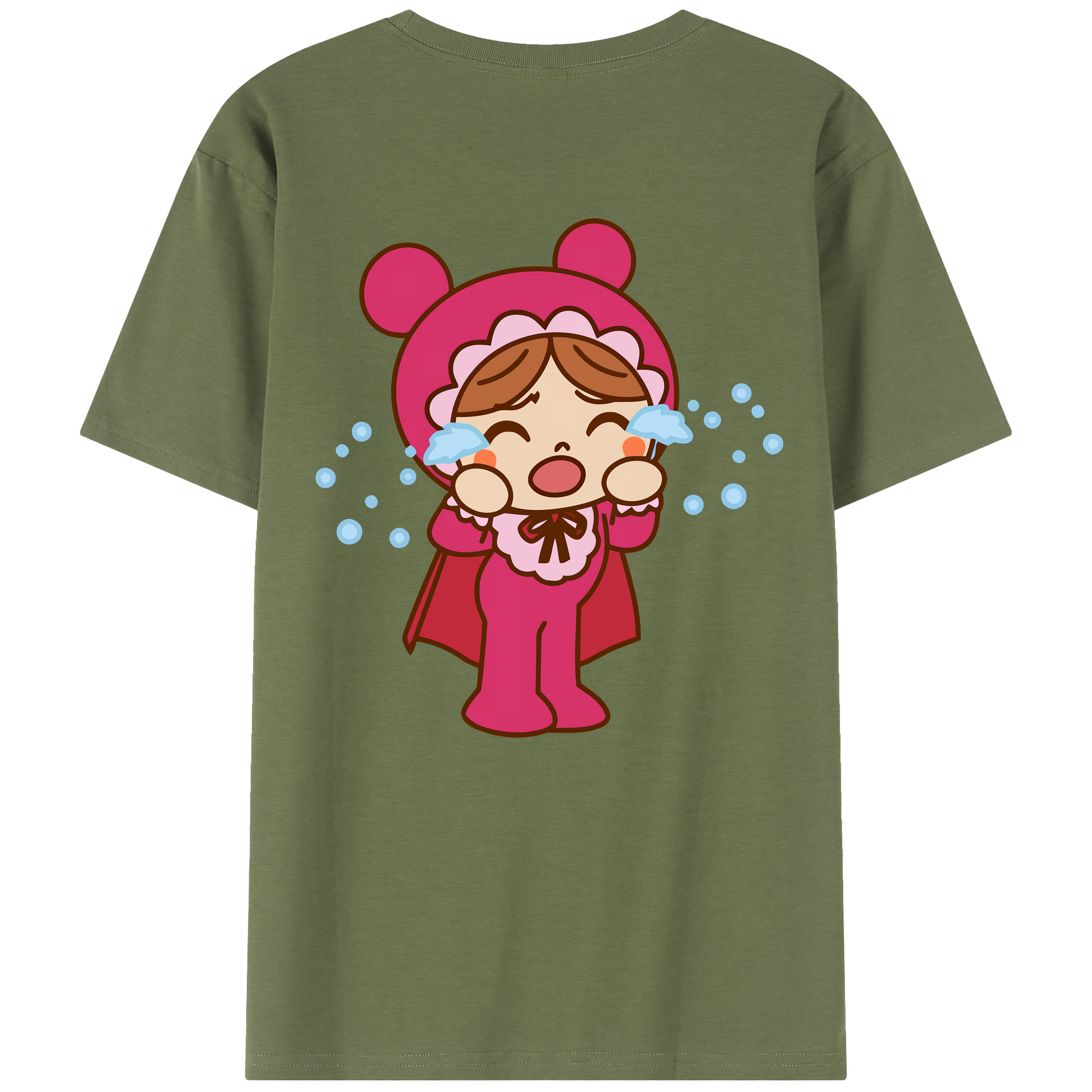 （画像用） アンパンマン Anpanman 綿100％半袖Tシャツ（背面プリント）